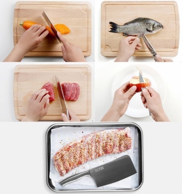 Набор кухонных ножей Xiaomi Huohou